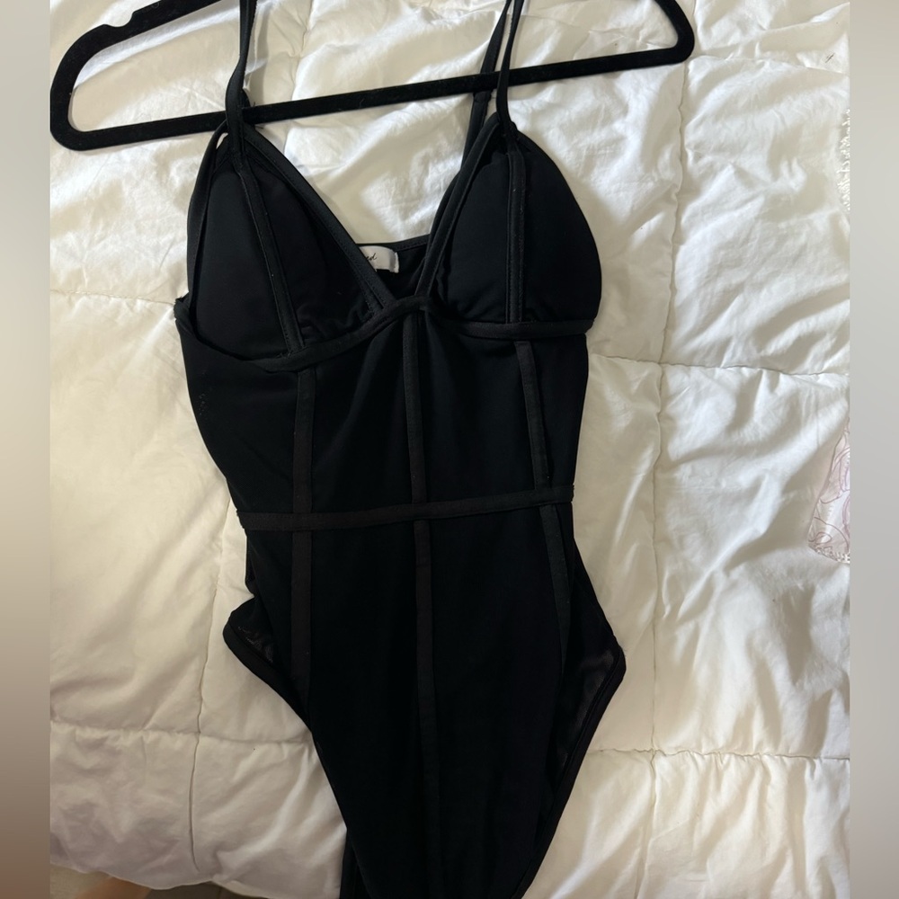 Mesh cage body suit